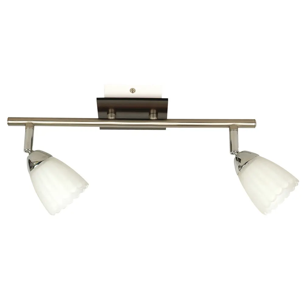 Спот Romance 2xG9x40 Вт, цвет хром/венге Santreyd STLM-2189326