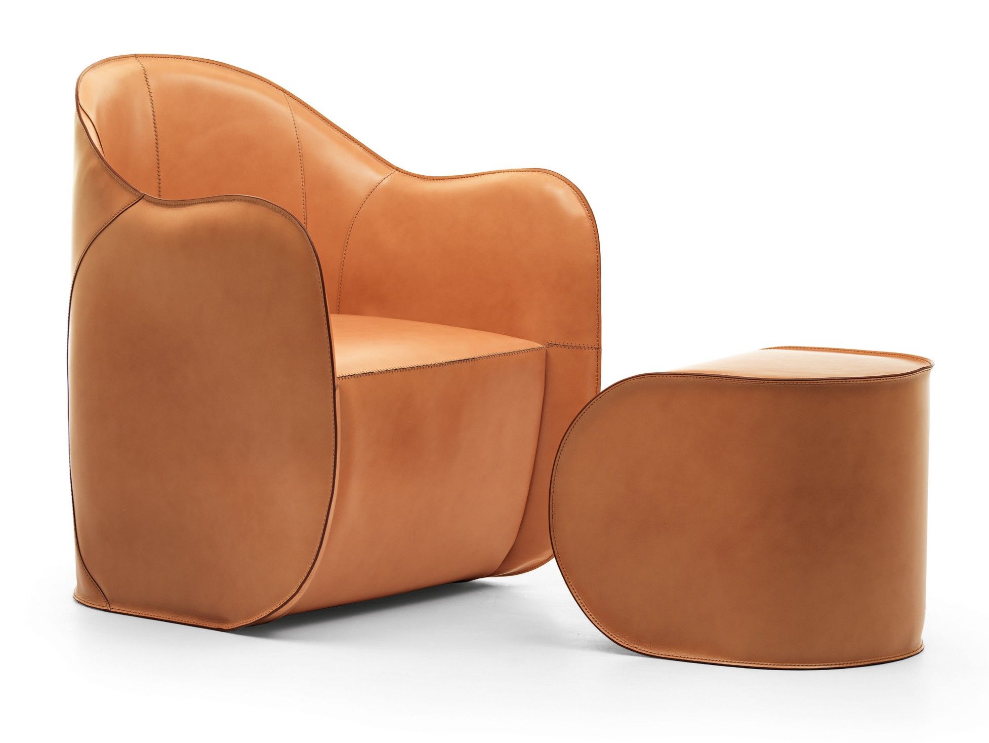 Кожаное кресло с подлокотниками EPÒNIMO Exo ARCH-00026850