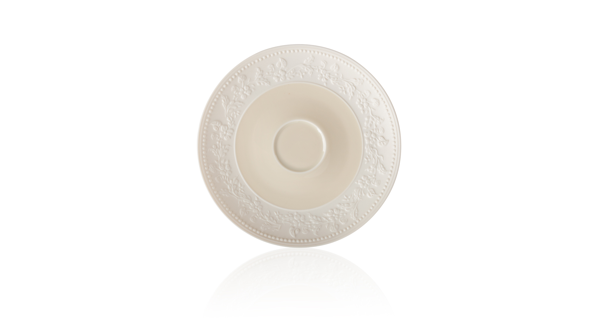 10523393 JL Coquet Чашка чайная с блюдцем 160мл "Джорджия Айвори" Фарфор  - Вид №2