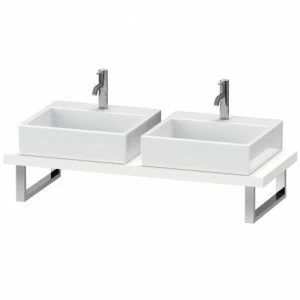 XL101C01818 Консоль для накладной и встраиваемой сверху раковины компакт, Толщина консоли 45 мм X-Large #XL101C 480 мм Белый матовый, декор