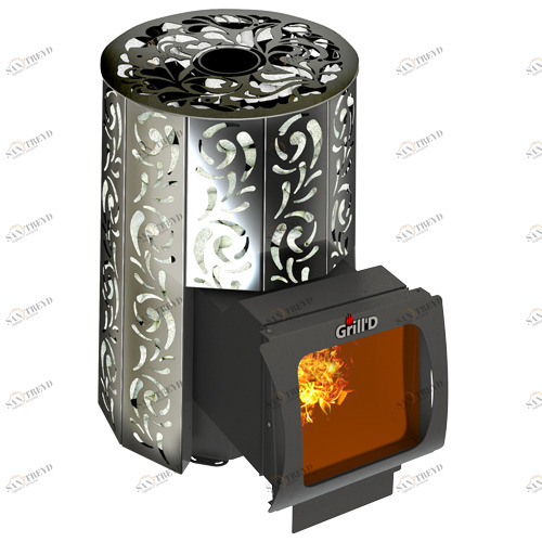 Печь для бани GRILL'D Violet Long Window Max PRO с закрытой каменкой 6286