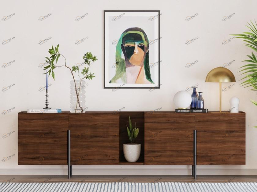 DE.CI Комод из фанерованной древесины с распашными дверцами Forest 10-fr.st-100