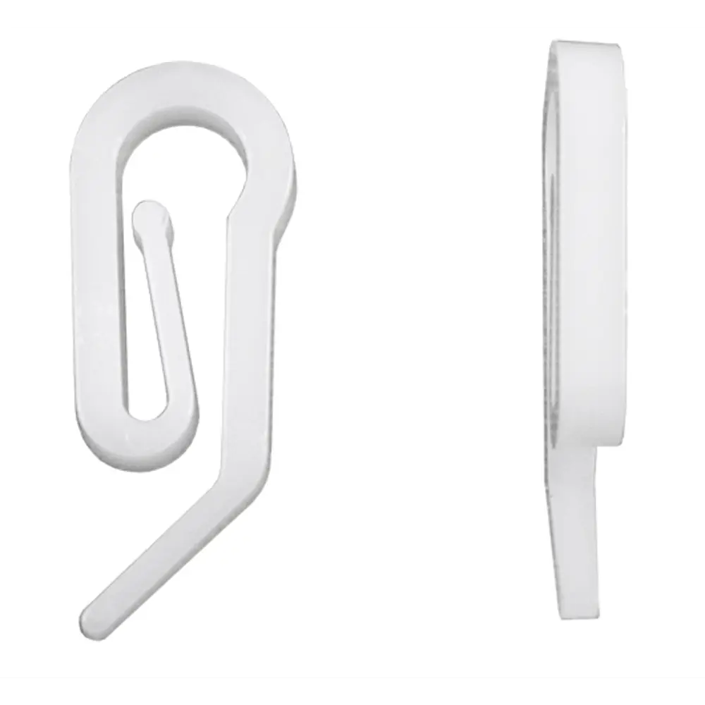 Крючок-зажим для карниза KREAFORTA Pro 2 см цвет белый 50 шт STLM-2080099