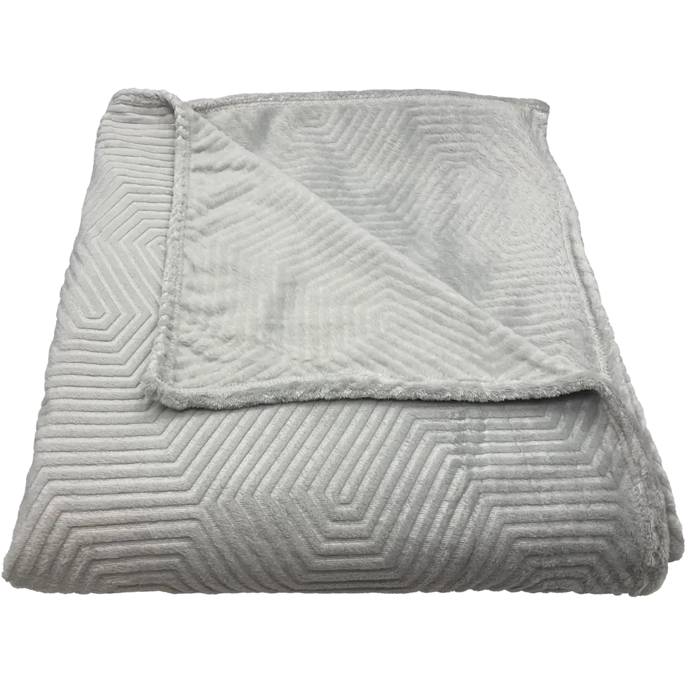 Плед Ardenza Rama 180х200 см фланель цвет светло-серый STLM-2060780 - Вид №2