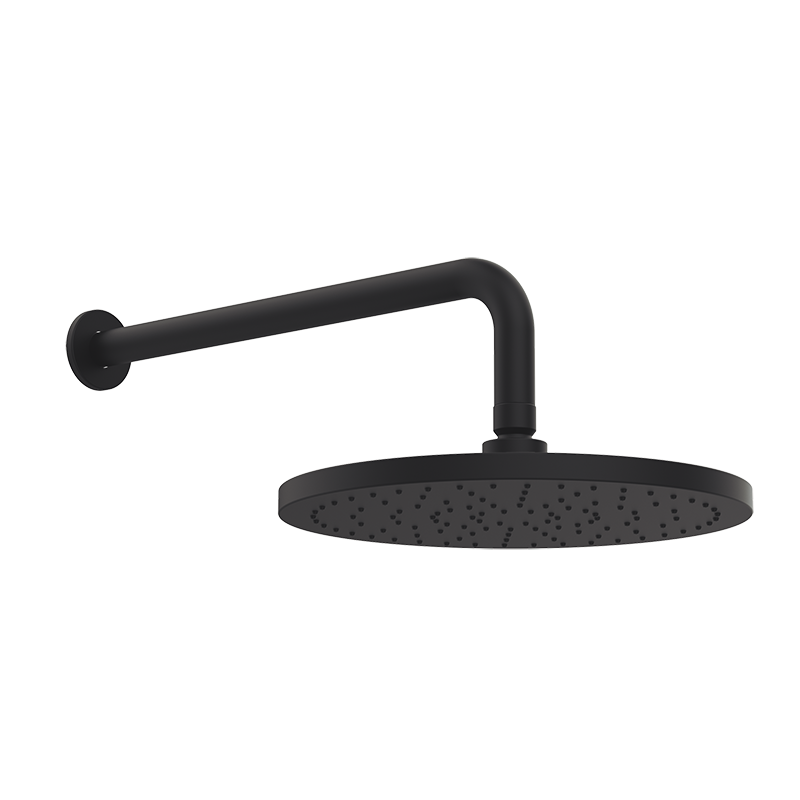 05027201 PREMIUM Участок + Изогнутый душ рука Черный GRB MIXERS 