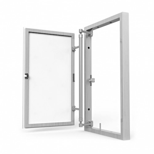 Алюминиевый люк под плитку, распашной, нажимной с регулировкой 400Х1000 ВОЗРОЖДЕНИЕ sun-id-1025204 - Вид №3