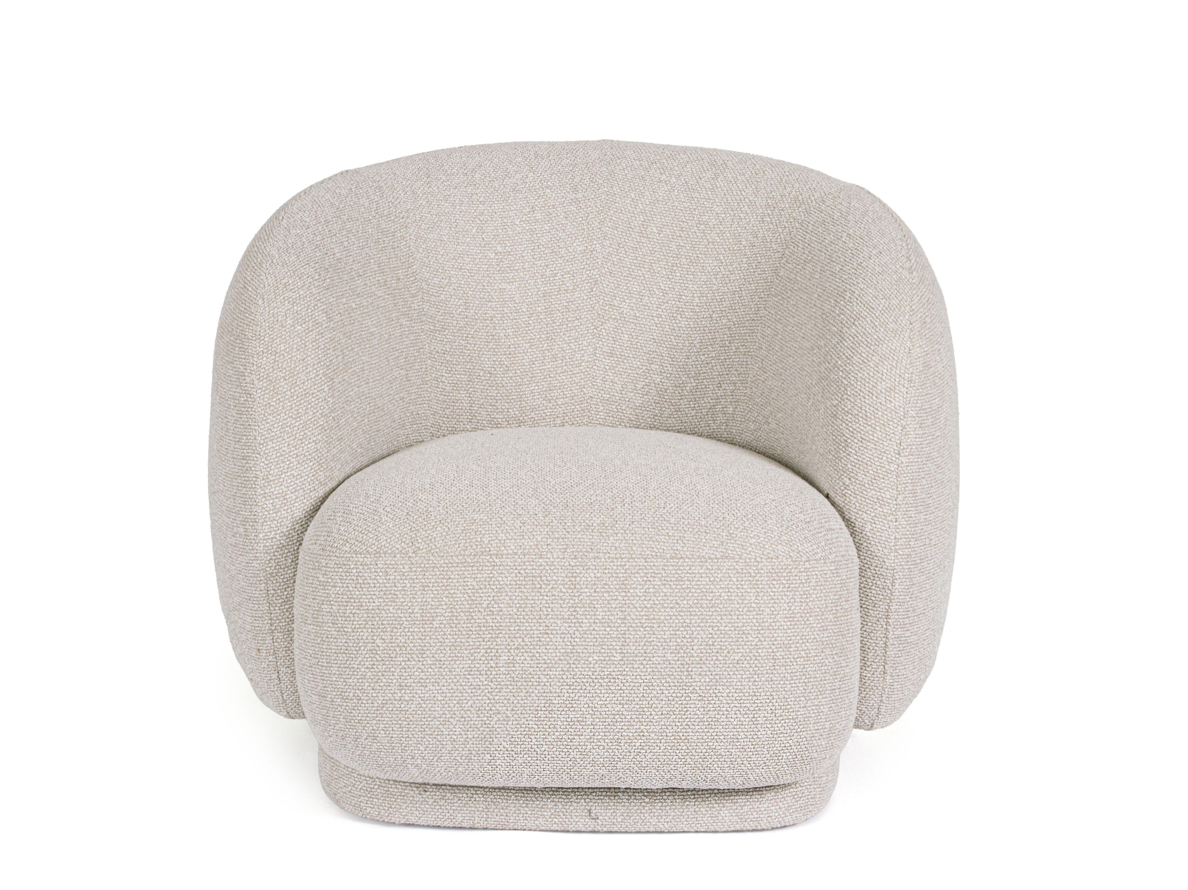 Тканевое вращающееся кресло с подлокотниками BIZZOTTO BRITTANY ARCH-00092517 - Вид №1