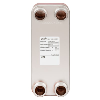 Danfoss Паяный пластинчатый теплообменник одноходовой серии XB12 XB 12L-1-26 PN25 паяный ТО 004H7528 