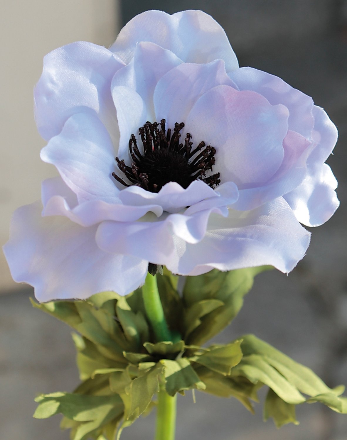 3499 254 a2 Анемон силлк, 35 см, сиреневый H-andreas  - Вид №5