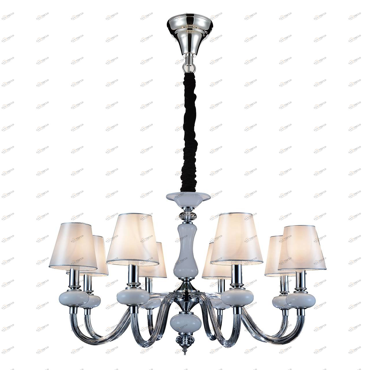 Подвесная люстра ST Luce Lume SL654.503.08 белая ST LUCE ДИЗАЙНЕРСКИЕ, LUME 059525 Белый 