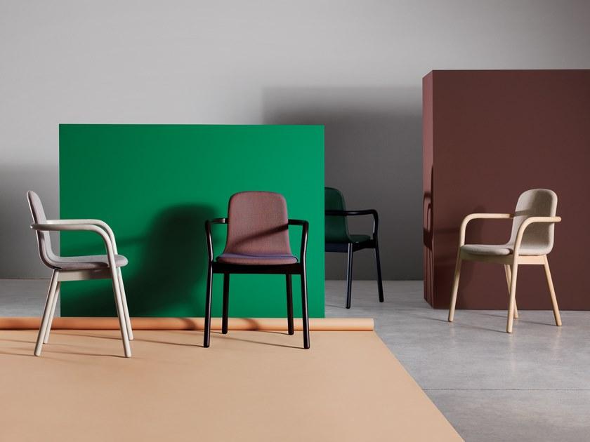 Zilio A&C Стул из ткани с подлокотниками sun-id-1439670 - Вид №3