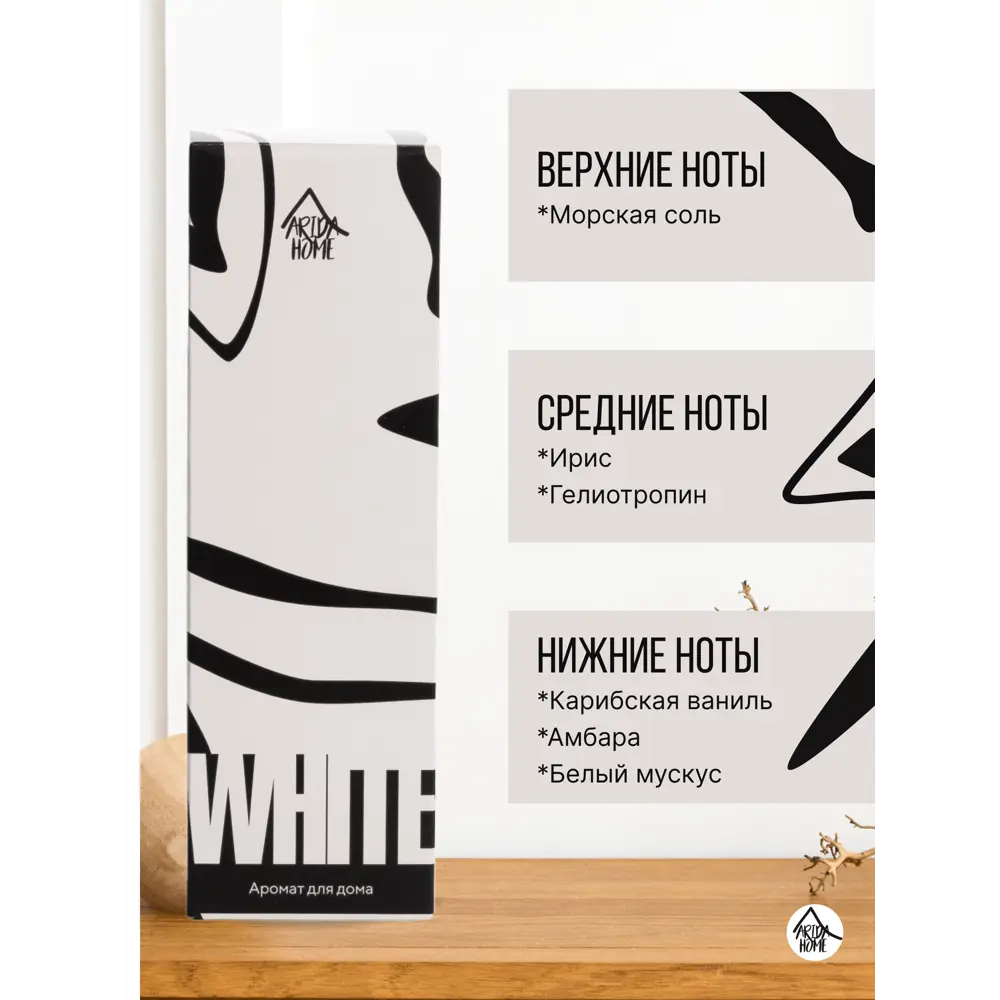 Ароматический диффузор Arida Home White 50 мл 87761366 STLM-2031343  - Вид №1