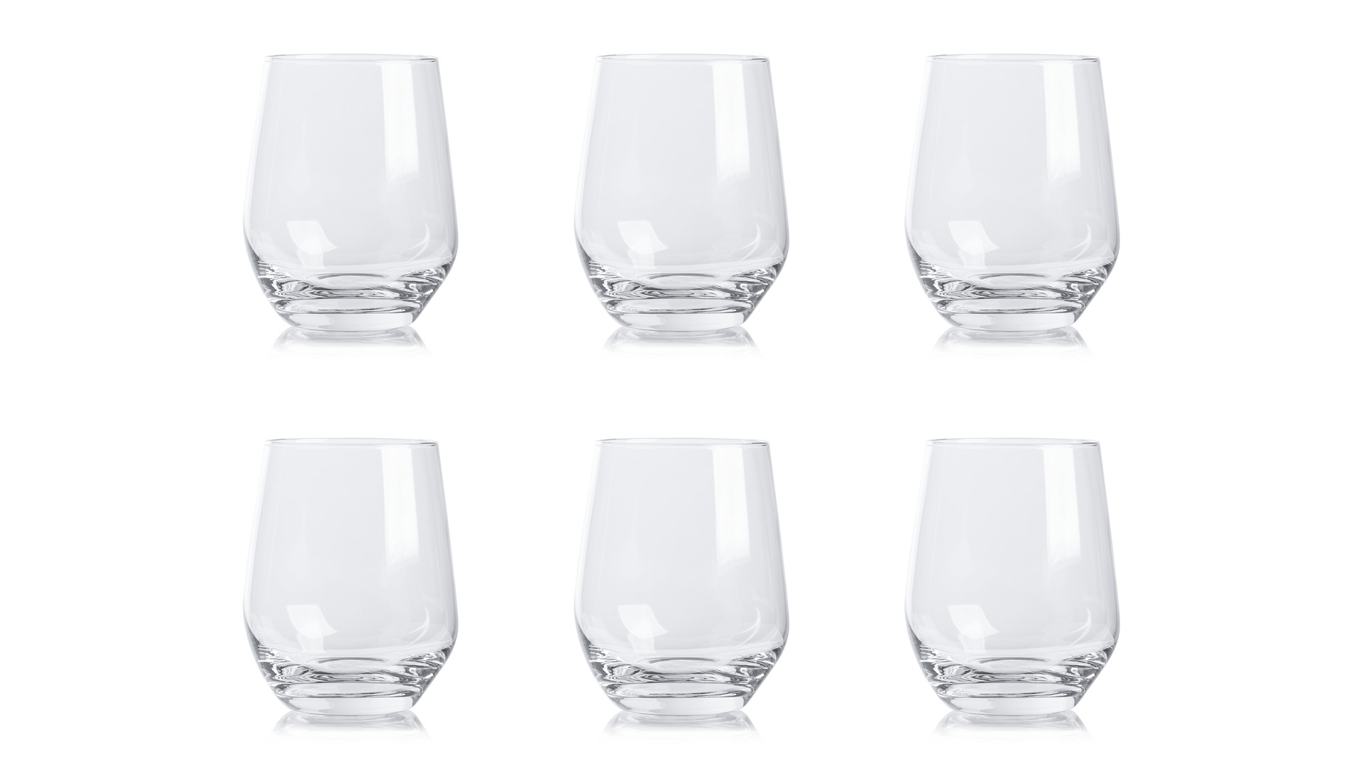 10635641 KROSNO Набор стаканов для воды Krosno Великолепие 400мл, 6 шт Стекло  - Вид №3