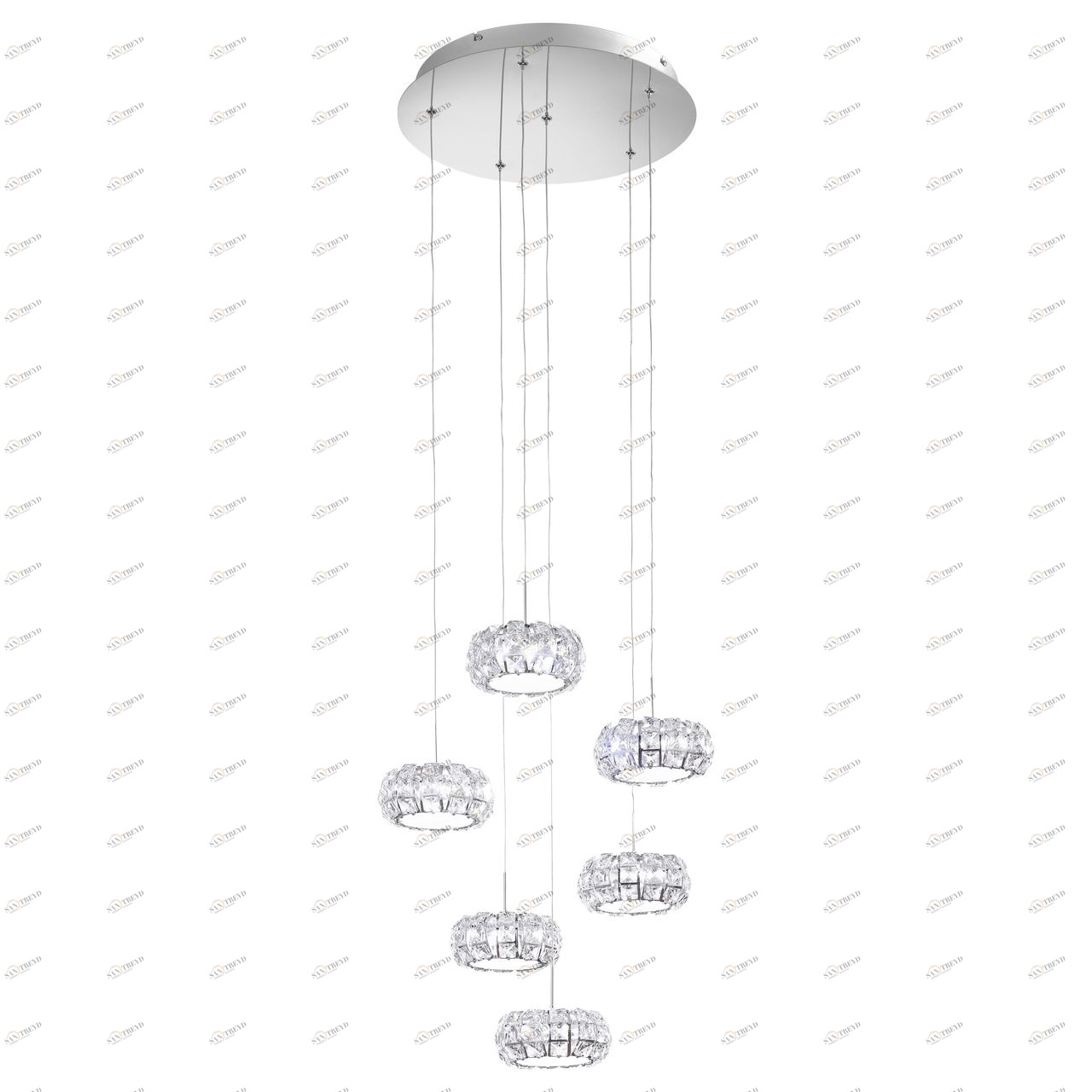 Подвесная люстра Eglo Corliano 39008 EGLO ДИЗАЙНЕРСКИЕ, CORLIANO 056992 Хром 