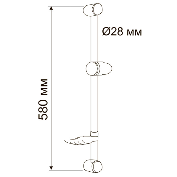 AGD 24.1236 P  Душевая стойка  ARGO kran agd241236p - Вид №1
