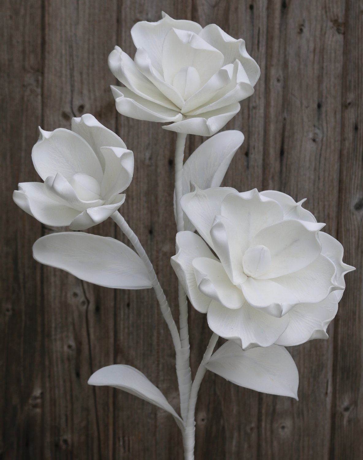 7938 700 a3 Искусственный мягкий цветок 'Blossom', 115 см, чисто-белый H-andreas  - Вид №1