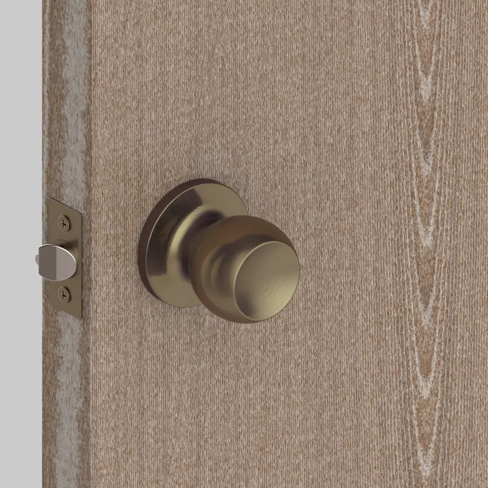 Ручка-защелка 624/BL PB-B без фиксатора сталь цвет бронза FUARO STLM-2076369 - Вид №7