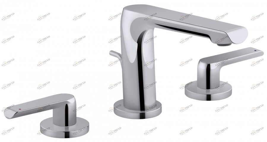 E97352-CP Смеситель для рукомойника на 3 отверстия Jacobdelafon AVID Santreyd