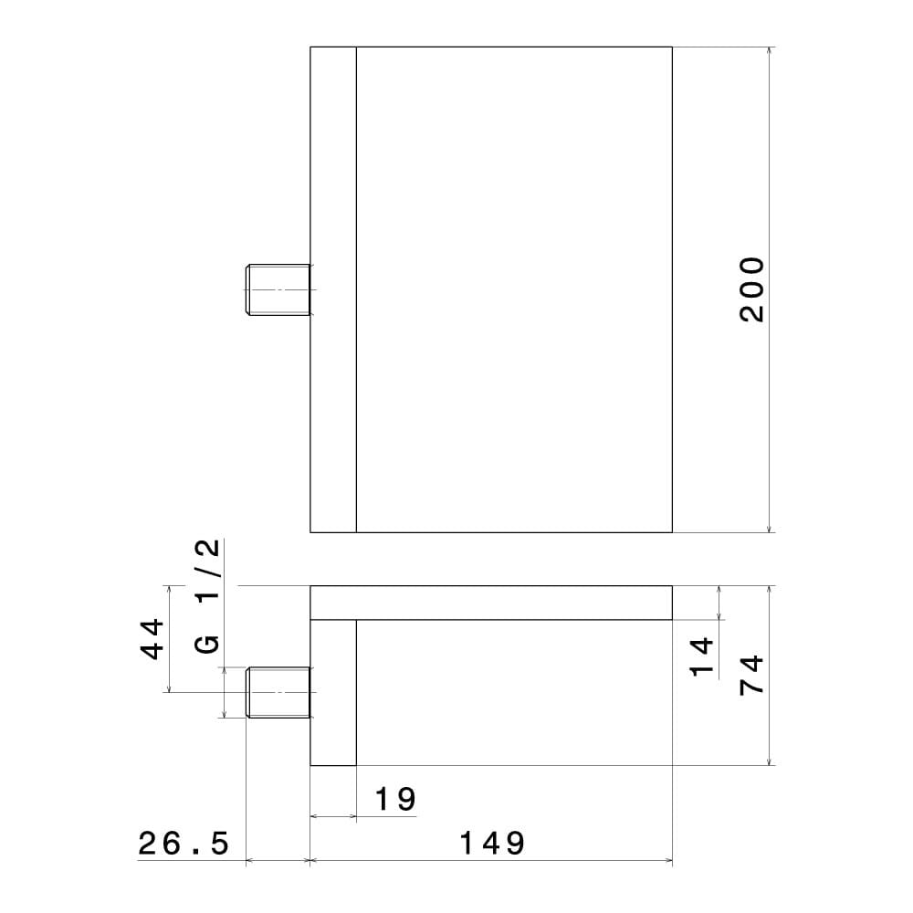 Настенная насадка для душа с водопадом Newform водопады ARCH-00046498 - Вид №1