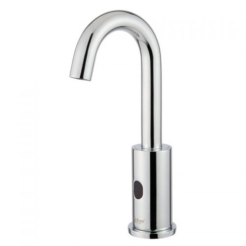 02503/1 Idral Электронный смеситель для раковины серии CURVE с инфракрасным датчиком. Работает от батареи 