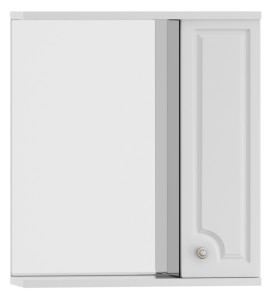 M95MPR0601WG32 Tradition зеркало частично зеркальный шкаф правый 60см с подсветкой белый Dorff