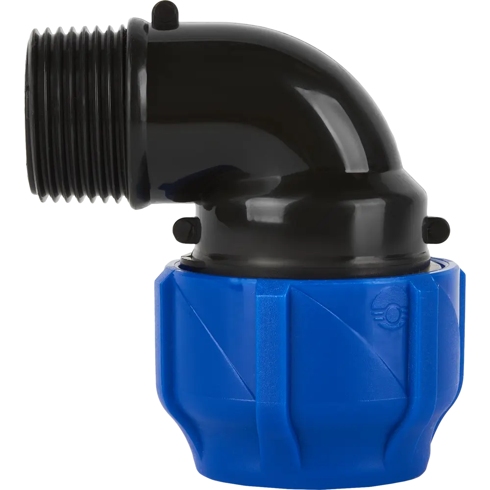 Отвод комбинированный 90° ПНД Valfex 1"x32 мм НР 1210012432100 STLM-2006762 - Вид №1