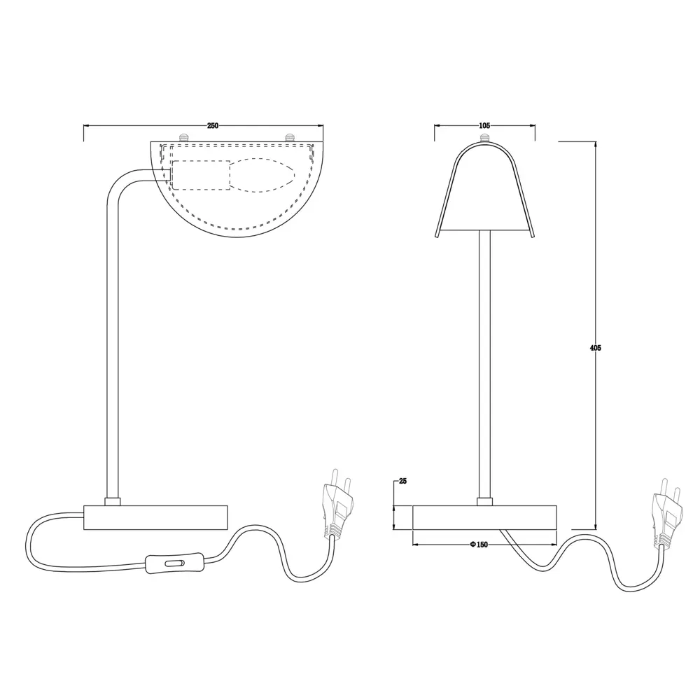 Настольная лампа Freya «Mallow» FR5228TL-01W цвет белый STLM-2148574 - Вид №3