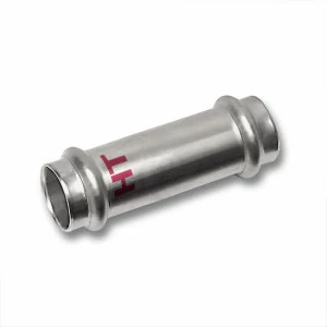 618270S15 SANHA 18270S пр.-фит. нерж., упл.фитон муфта подвижная ВПр-ВПр 15 мм