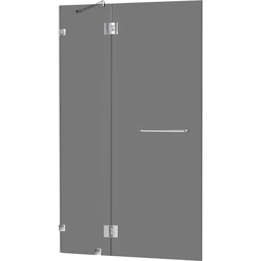 Душевая дверь «Классика» распашная тонированная 63x195 см Santreyd Без серии STLM-2063938