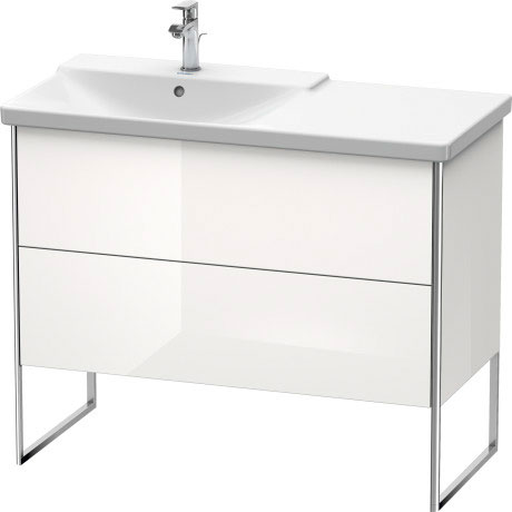 XS446507575 Тумбочка напольная XSquare #XS4465 1010 x 473 мм Лен, декор Duravit - Вид №2