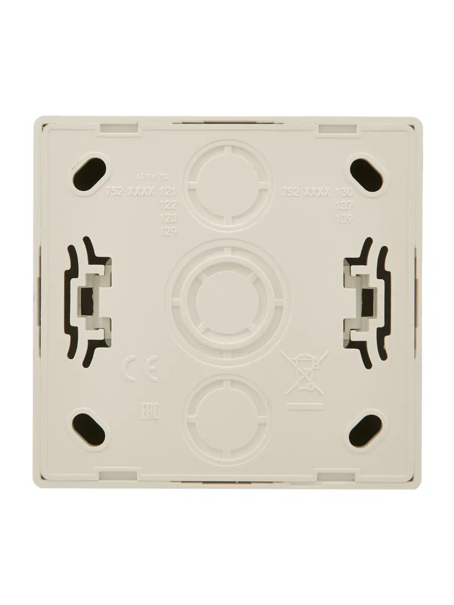LETO Розетка б/з ПБТ крем LEZARD 752-0300-121B - Вид №2