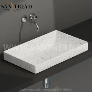 B6R61GG Встроенная раковина под столешницу прямоугольная Ceramica Globo T-EDGE