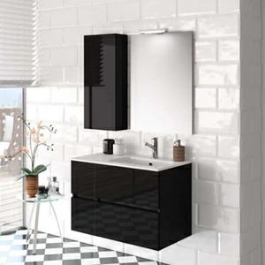 КОМПЛЕКТ МЕБЕЛИ FUSSION LINE 85,5 СМ GLOSS GREY