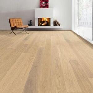 Паркетная доска Haro 4000 Series Top connect Пуро Белый Эксклюзив структурированный 531679 Дуб Рустик с брашью (Текстурированная) 2200х180 мм.