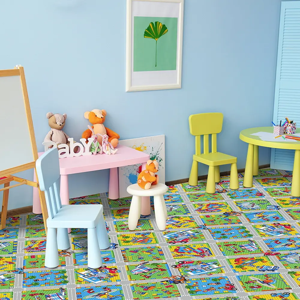 Ковровое покрытие «Конструктор», 3 м, цвет зелёный Santreyd STLM-2026621 - Вид №4