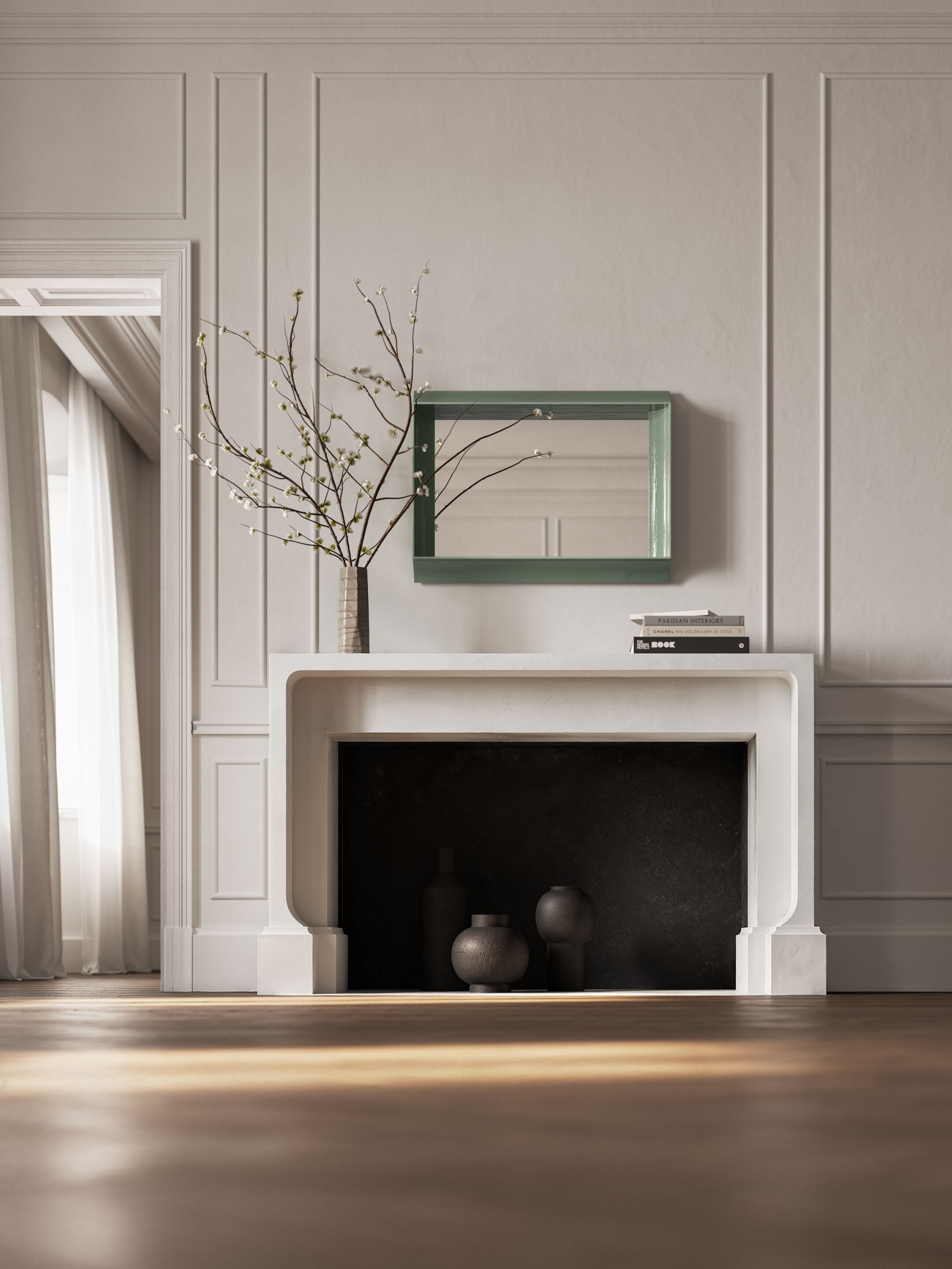 Прямоугольное настенное зеркало с рамкой Magis Coves ARCH-00115917 - Вид №2