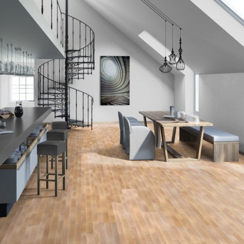 Паркетная доска Tarkett Ясень тирамису браш  DG 3100200027 - Вид №11