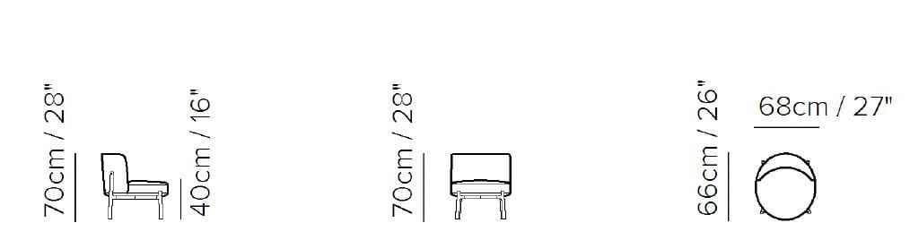 Тканевое кресло Natuzzi Italia AMALIA ARCH-00108543 - Вид №2