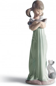 10668975 LLADRO Фигурка Lladro "Не забудь меня!" 7x21см Фарфор