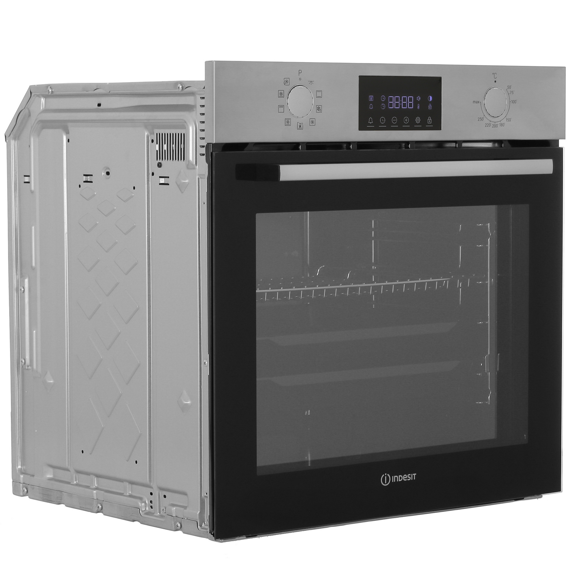 9100984 Электрический духовой шкаф Indesit IFE 3841 JC IX серебристый STDN-0081137 - Вид №1