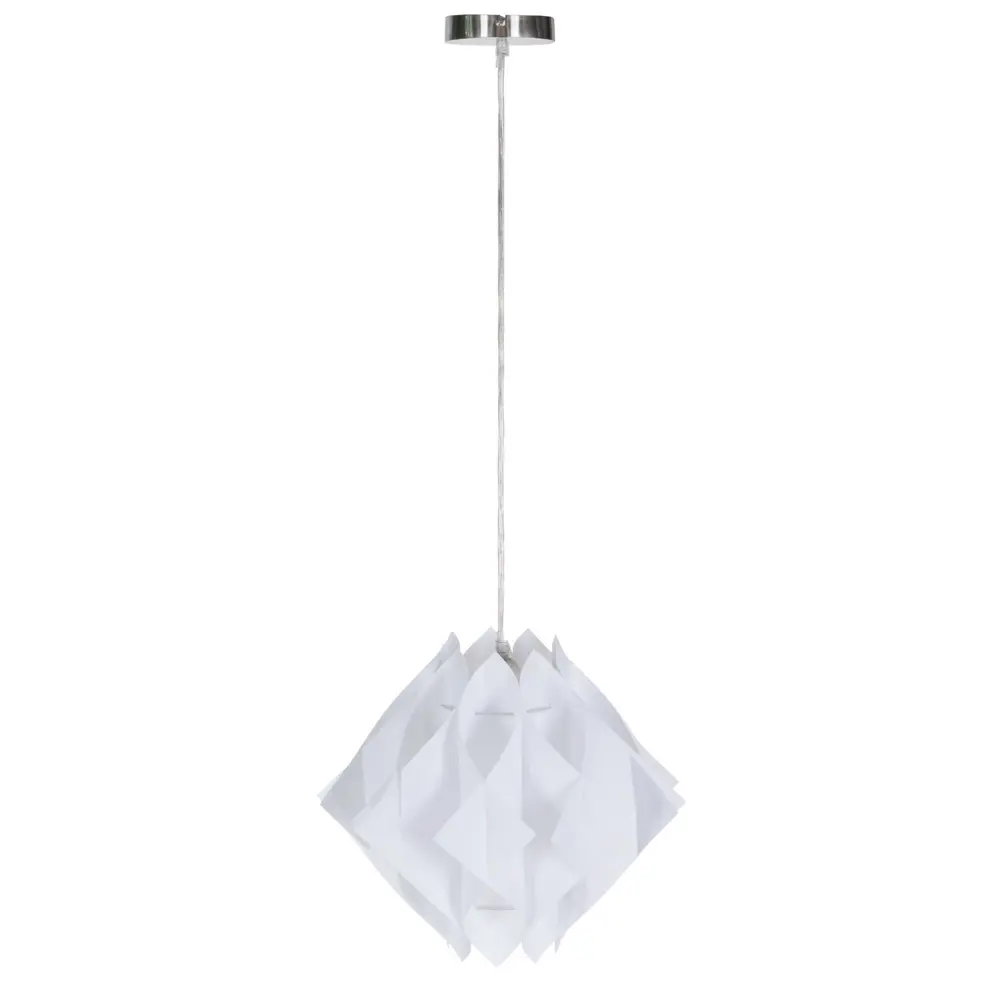 Подвес Branka 1xE27x60Вт, металл/пластик, белый Santreyd STLM-2027567