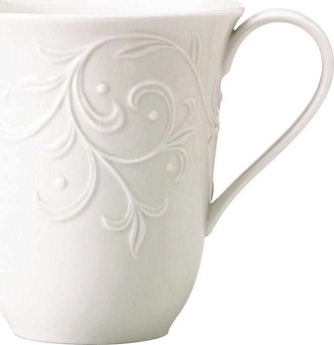 10525084 Lenox Кружка Lenox "Чистый опал, рельеф" 410мл Фарфор 