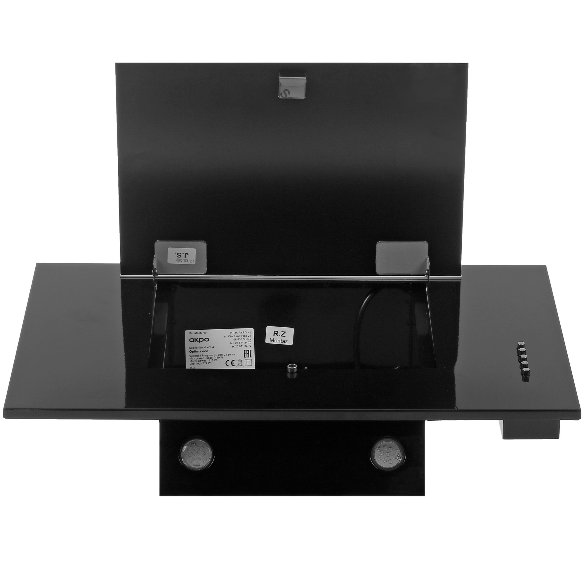 1217277 Вытяжка наклонная Akpo WK-4 Optima eco черный/черный STDN-0015239 - Вид №8