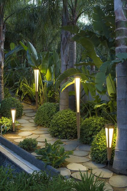 Les jardins Световой столбик из тика Tinka sun-id-1425141 - Вид №1