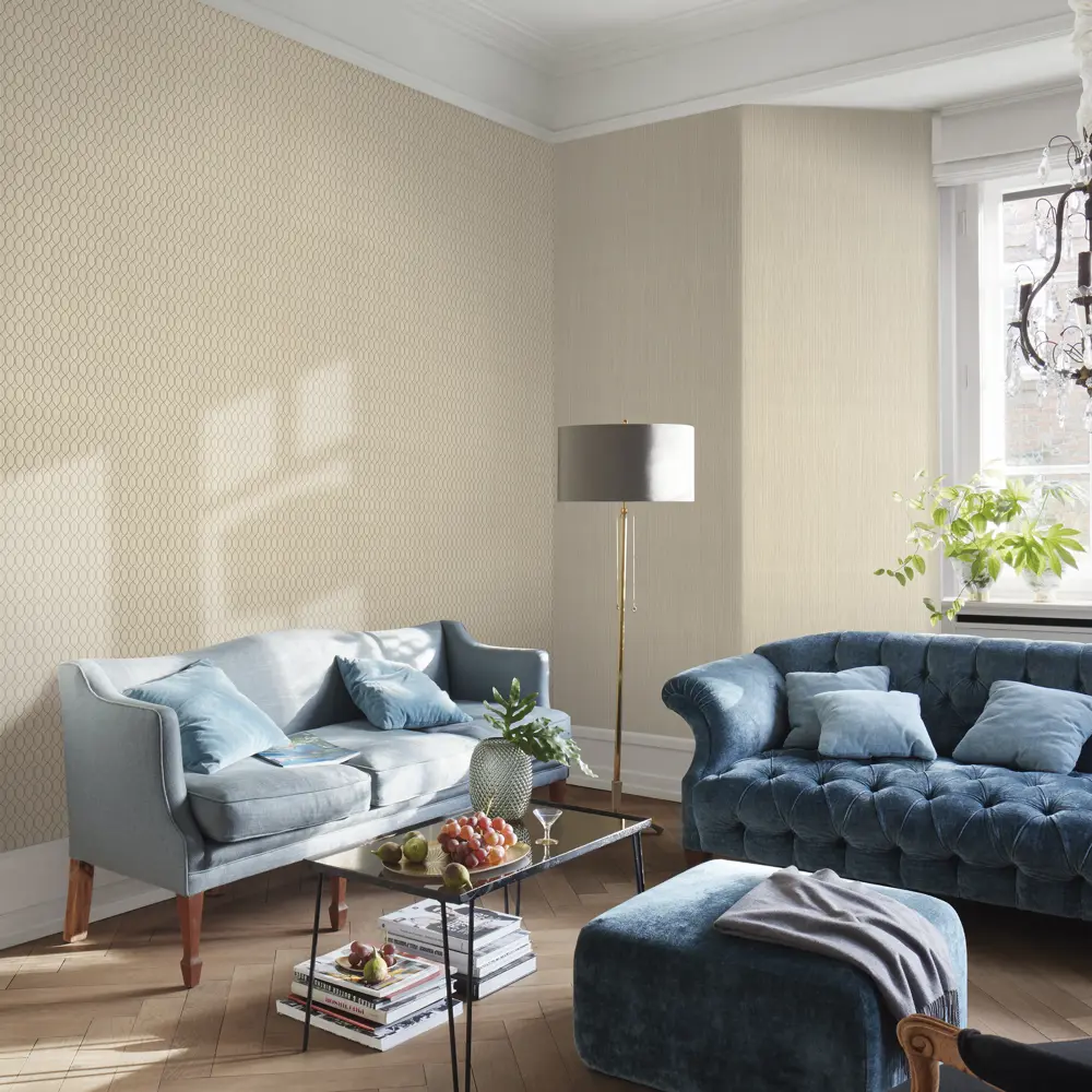 Обои флизелиновые Rasch Filigrano бежевые 1.06 м 964011 STLM-2083040 - Вид №3