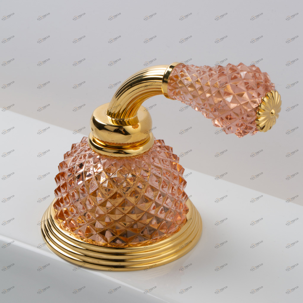 C56-126C C56-126C Клапан на ободе 1/2 ”C РУЧКА КУПОЛЬНАЯ DI Cristal & Bronze DÔME À MANETTES DIAMANT 