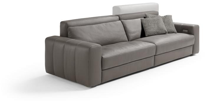 Egoitaliano Расслабляющий кожаный диван с электроприводом sun-id-1451283 - Вид №1