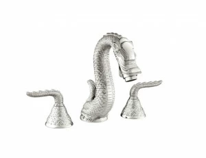 059001.000.00 Набор для раковины с тремя отверстиями Золото 24К