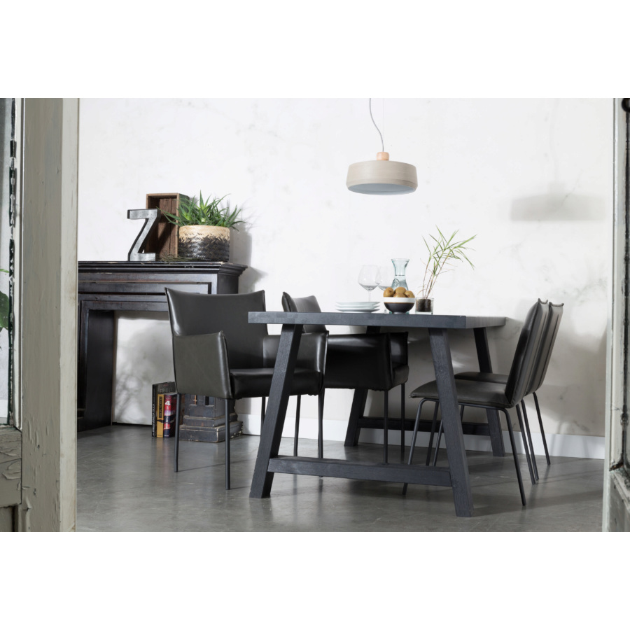 Кресло Dion коричневое White Label Living 1200121 - Вид №2