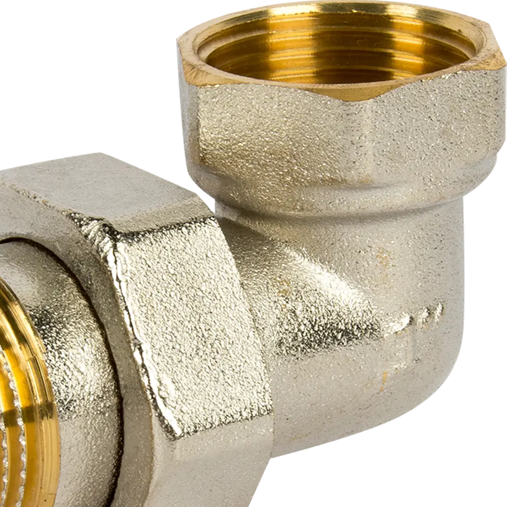 Сгон угловой американка 1" ВР-НР мм никелированная латунь 027-8926 81962395 STLM-2186514 Santreyd  - Вид №2